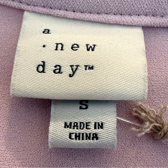 A New Day Smoked Pink Sleeveless Wide Leg Jumpsuit Tie Waist S - Picture 5 of 9